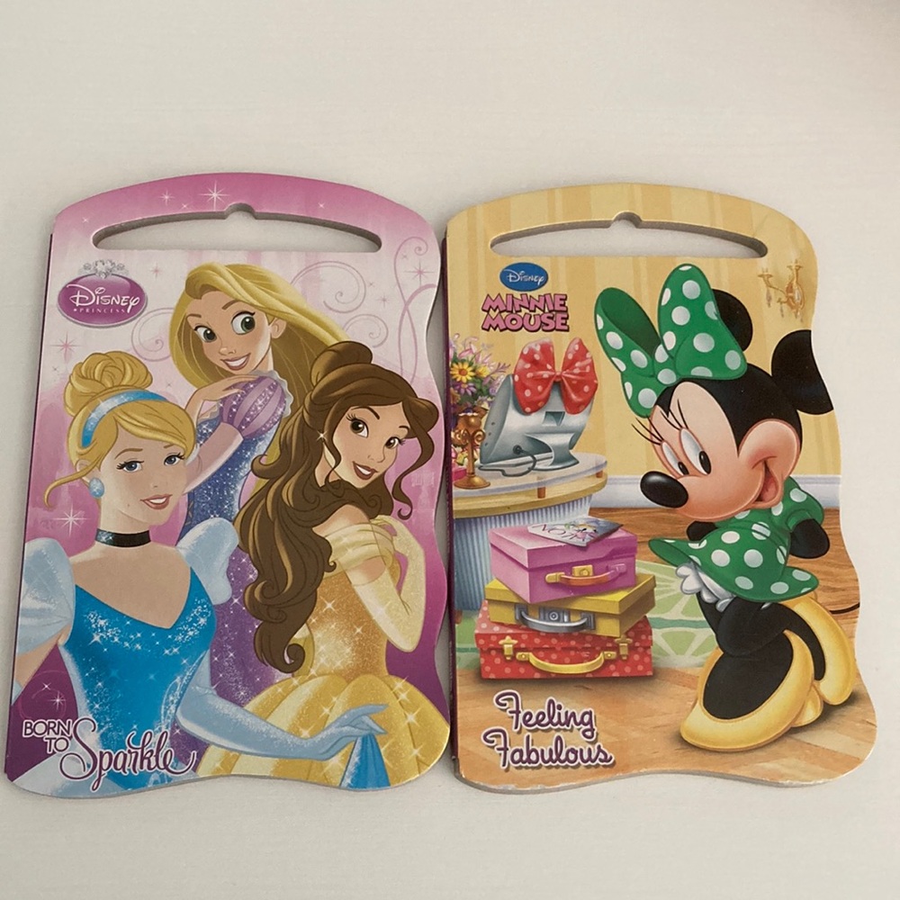 Set of Two Disney Books Minnie Mouse and Disney Princesses